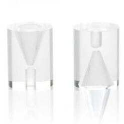 100% Chef Catering Puntzakhouder Cilinder 4,7 Cm Plexiglas Doorzichtig