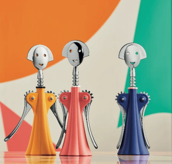 Alessi Anna G. Kurkentrekker Kunststof Rvs Roze 2 Alessi Anna G. Kurkentrekker Kunststof Rvs Roze - Afbeelding 2