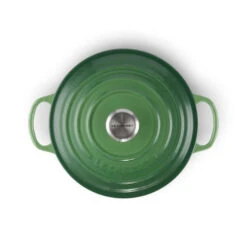 Le Creuset Signature Braadpan 4,2 Liter ø 24 Cm Gietijzer Bamboo -Beste Keukenproducten Winkel 21177244082430 le creuset bamboo signature cast iron 24cm round casserole green additional 2 600x 1