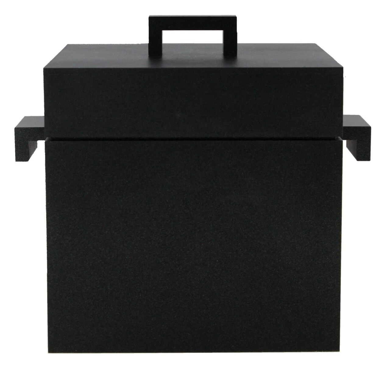 Alessi AR03 La Cubica Kookpan 2,4 Liter 21,5 X 17 Cm Gietaluminium Zwart