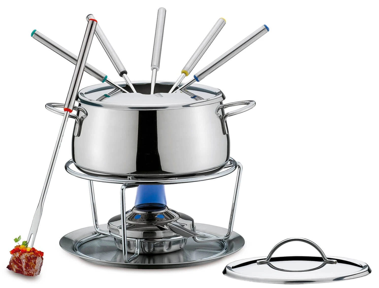 Spring Swiss Eco Fondueset 18 Cm Rvs 1 Spring Swiss Eco Fondueset 18 Cm Rvs