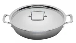 Le Creuset Magnetik Lage Braadpan Met Anti-aanbaklaag ø 30 Cm Rvs Glans