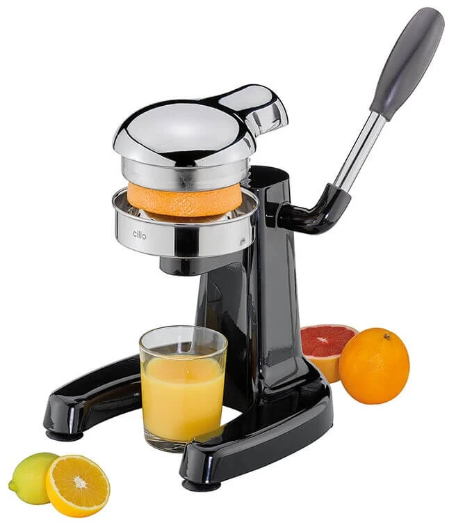 Cilio Positano Profi Citruspers 25 Cm Rvs Zwart 4 Cilio Positano Profi Citruspers 25 Cm Rvs Zwart - Afbeelding 4