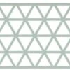 Zone Denmark Triangles Onderzetter 24 X 14 Cm Silicone Blauw