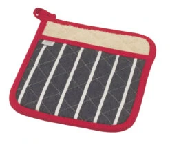 Now Designs Butcher Stripe Pannenlap 20 X 20 Cm Katoen Blauw