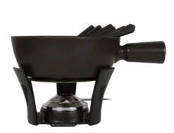 Boska Nero Kaasfondueset 2,2 Liter Aardewerk Zwart