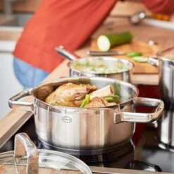 Rösle Charm Lage Kookpan Met Glasdeksel ø 20 Cm Rvs -Beste Keukenproducten Winkel 91934 06