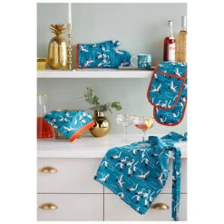 Ulster Weavers Cranes Schort Katoen Blauw -Beste Keukenproducten Winkel cranes 3