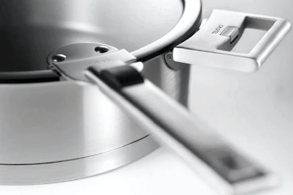 Cristel Strate Removable Set Kookpannen Rvs 3-delig 2 Cristel Strate Removable Set Kookpannen Rvs 3-delig - Afbeelding 2