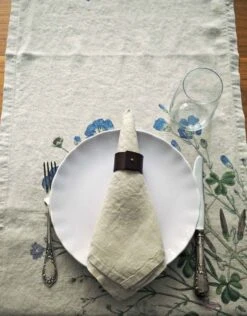 Oldenhof Flax Tafelloper 46 X 136 Cm Linnen -Beste Keukenproducten Winkel flax table runner linoroom 10