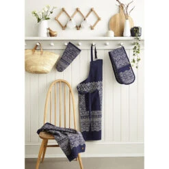 Ulster Weavers Indigo Batik Schort Katoen Blauw -Beste Keukenproducten Winkel indigo batik 2