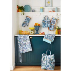 Ulster Weavers Italian Paisley Schort Katoen Blauw -Beste Keukenproducten Winkel italian paisley 3