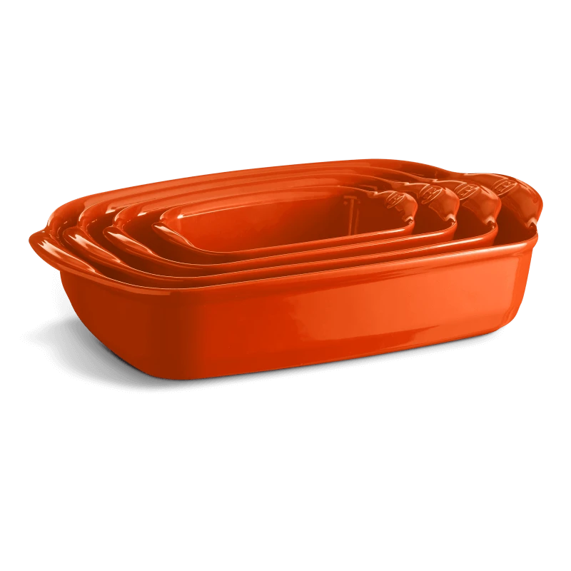 Emile Henry Rechthoekige Ovenschaal 42 X 27 Cm Keramiek Toscane 4 Emile Henry Rechthoekige Ovenschaal 42 X 27 Cm Keramiek Toscane - Afbeelding 4