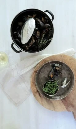 Oldenhof Zeeuwse Mosselschep Zilvertin -Beste Keukenproducten Winkel mosselschep 26