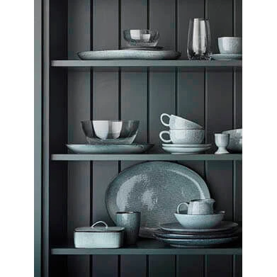 Broste Copenhagen Nordic Sea Schaal ø 25 Cm Aardewerk Blauw 2 Broste Copenhagen Nordic Sea Schaal ø 25 Cm Aardewerk Blauw - Afbeelding 2