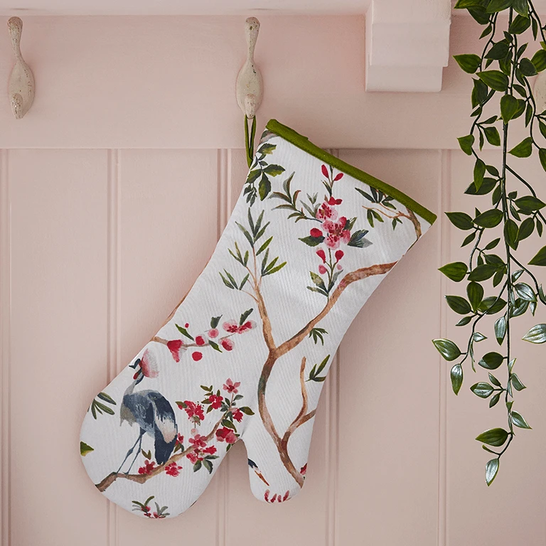 Ulster Weavers Oriental Birds Ovenwant Katoen Crème 2 Ulster Weavers Oriental Birds Ovenwant Katoen Crème - Afbeelding 2