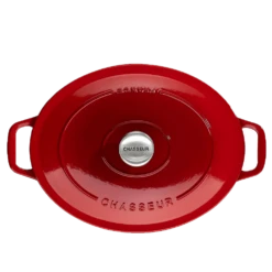 Chasseur Braadpan Ovaal 6 Liter ø 31 Cm Gietijzer Rood 6 Chasseur Braadpan Ovaal 6 Liter ø 31 Cm Gietijzer Rood -Beste Keukenproducten Winkel oval casserole rubis01 1