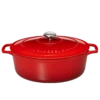 Chasseur Braadpan Ovaal 6 Liter ø 31 Cm Gietijzer Rood