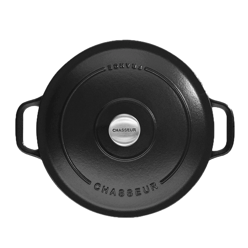 Chasseur Braadpan 8,8 Liter ø 32 Cm Gietijzer Mat Zwart - Afbeelding 3