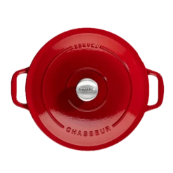 Chasseur Braadpan 5 Liter ø 26 Cm Gietijzer Rood -Beste Keukenproducten Winkel round casserole rubis01 1