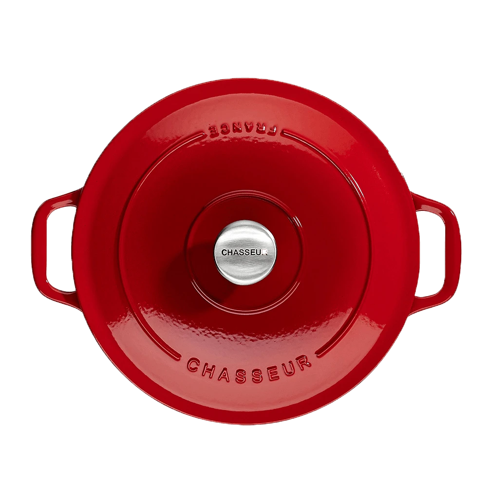 Chasseur Braadpan 8,8 Liter ø 32 Cm Gietijzer Rood 3 Chasseur Braadpan 8,8 Liter ø 32 Cm Gietijzer Rood - Afbeelding 3