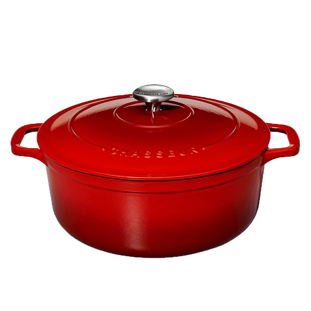Chasseur Braadpan 8,8 Liter ø 32 Cm Gietijzer Rood 1 Chasseur Braadpan 8,8 Liter ø 32 Cm Gietijzer Rood