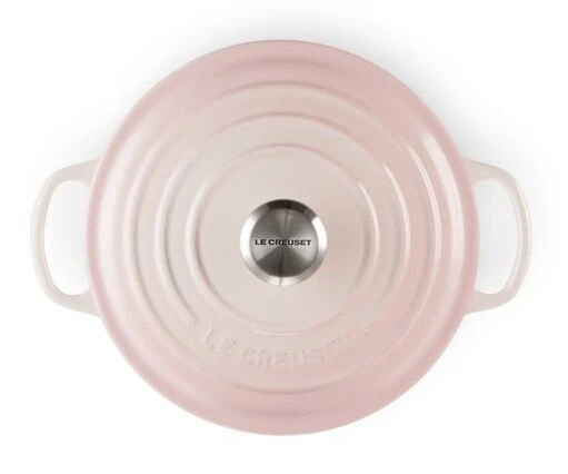 Le Creuset Signature Braadpan 4,2 Liter ø 24 Cm Gietijzer Shell Pink 4 Le Creuset Signature Braadpan 4,2 Liter ø 24 Cm Gietijzer Shell Pink - Afbeelding 4