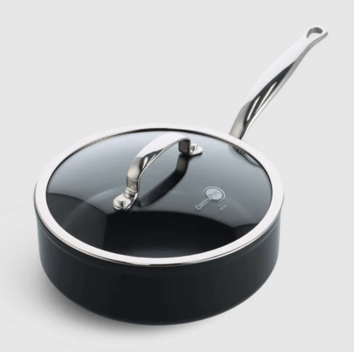 Greenpan Barcelona Pro Sauteerpan Met Keramische Laag En Glasdeksel ø 24 Cm 1 Greenpan Barcelona Pro Sauteerpan Met Keramische Laag En Glasdeksel ø 24 Cm