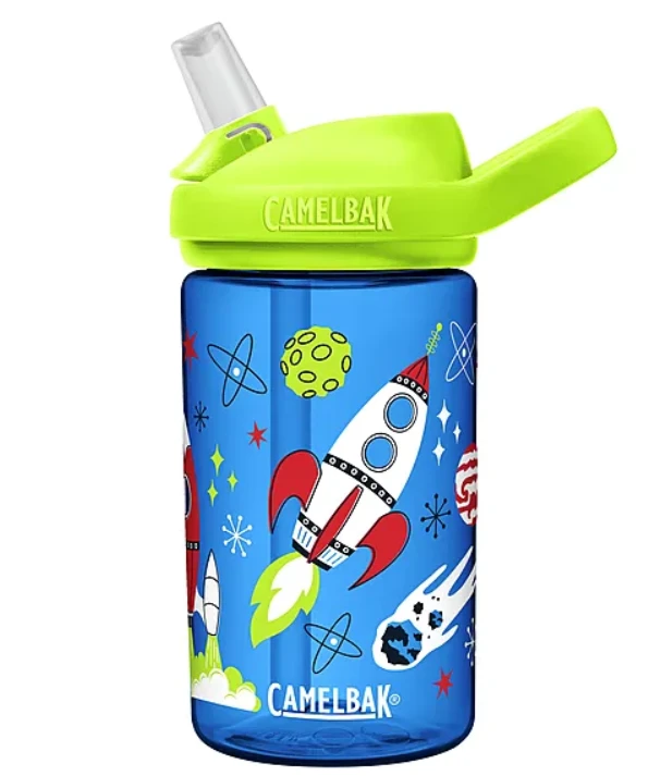 Camelbak Eddy+ Kids Drinkfles 400 Ml Kunststof Retro Rockets 1 Camelbak Eddy+ Kids Drinkfles 400 Ml Kunststof Retro Rockets