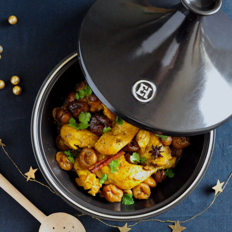 Emile Henry Tajine ø 32 Cm Aardewerk Zwart 3 Emile Henry Tajine ø 32 Cm Aardewerk Zwart - Afbeelding 3